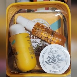 Sol de Janeiro Brazilian Bum Bum Cream and Oil Set - Yellow and Orange